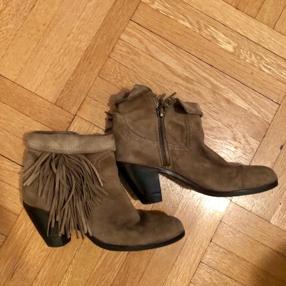 Sam Edelman fringe Louie Bootie